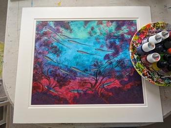 'Seabed and Coral' Original